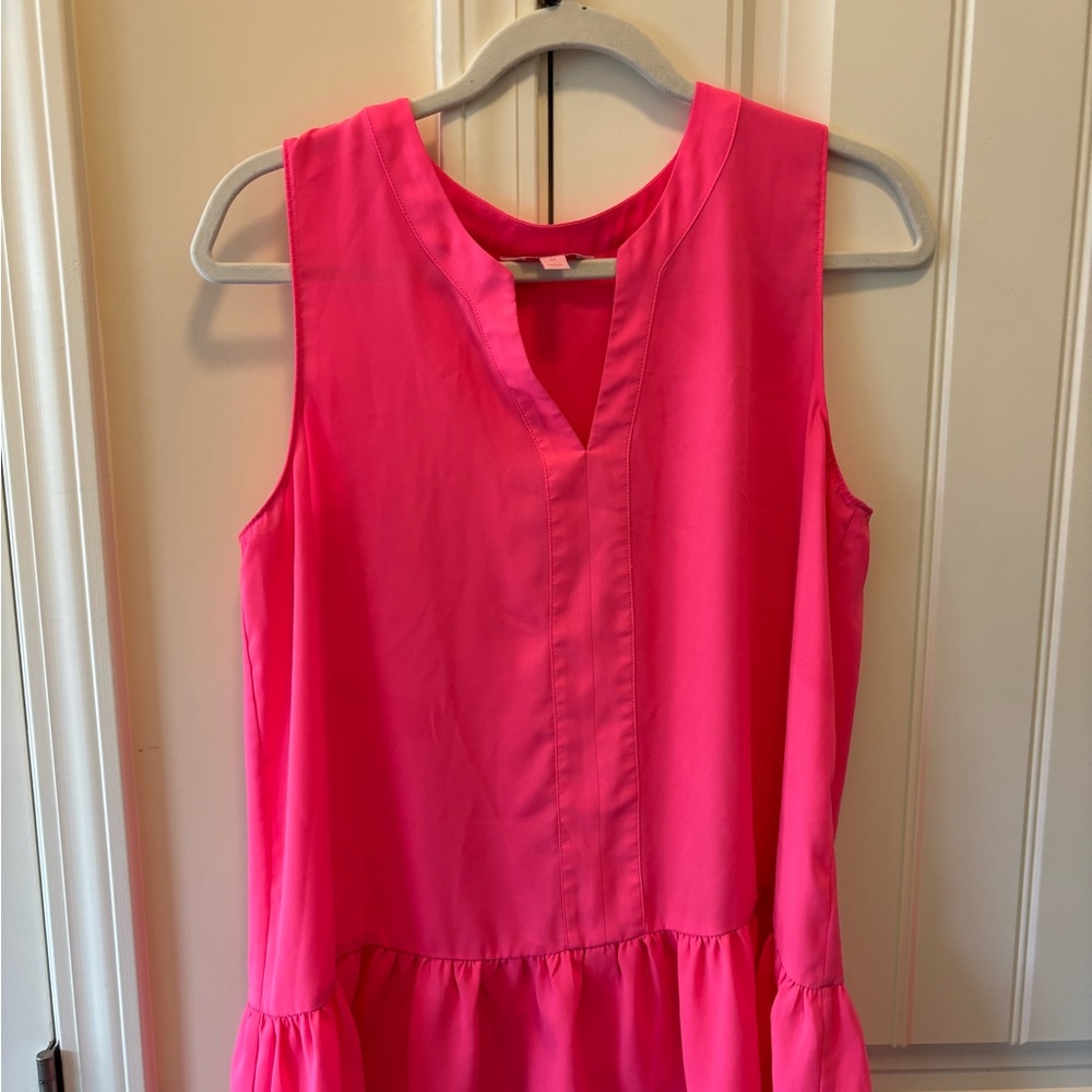 Lilly Pulitzer Gramercy Pink Sleeveless Blouse - size MEDIUM